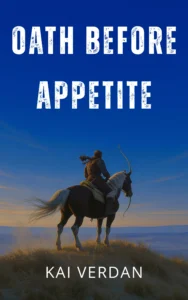 Silhouette of rider on horseback